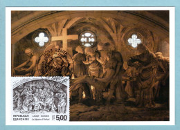 Carte Maximum 1988 - Ligier Richier - La Sépulture Saint Mihiel -YT 2553 - 59 St Mihiel - 1980-1989