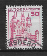 ALLEMAGNE FÉDÉRALE  N°   764A "NEUSCHWANSTEIN " - Gebraucht