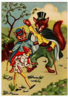 PINOCCHIO - LA VOLPE E IL GATTO SI ACCOMPAGNANO CON... - Vedi Retro - Contes, Fables & Légendes