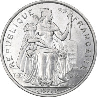 Polynésie Française, 5 Francs, 1977, Paris, Aluminium, SUP, KM:12 - French Polynesia
