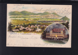 Dt. Reich Litho Casselsruhe Hotel 1899 - Bonn