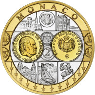 Monaco, Médaille, L'Europe, Monaco, Cuivre Plaqué Argent, FDC - Sonstige & Ohne Zuordnung