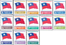 179857 MNH CHINA. FORMOSA-TAIWAN 1981 BANDERA - Ongebruikt