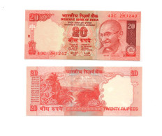 INDIA 20 Rupees 2016 P-102 UNC No Pinholes - India