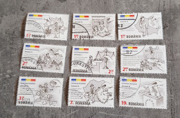 ROMANIA THE ROMANIAN CONSTITUTION SET CTO - Used Stamps