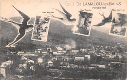De Lamalou Les Bains Portez Lui Mes Amities Mes Pensees Mon Souvenir 6(scan Recto-verso) MA907 - Lamalou Les Bains