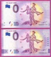 0-Euro TEAC 2020-1 THE QUIET MAN IRELAND Set NORMAL+ANNIVERSARY - Privéproeven