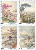 180154 MNH CHINA. FORMOSA-TAIWAN 1985 POESÍA CLÁSICA CHINA. EL LIBRO DE LAS ODAS - Ongebruikt