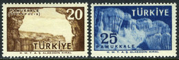 Türkiye 1958 Mi 1605-1606 MNH Pamukkale, Tourism - Unused Stamps