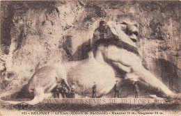 BELFORT Le Lion Oeuvre DeBartholdi Hauteur 11m  5(scan Recto-verso) MA949 - Belfort – Le Lion