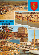 MARSEILLAN Sa Tres Belle Plage Ses Nombreux Camping Son Port De Plaisance 15(scan Recto-verso) MA943 - Marseillan