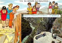 Route Des BALCONS Vue Sur La Mescla 6(scan Recto-verso) MA958 - Six-Fours-les-Plages