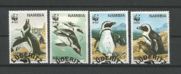 Namibia 1997 WWF Penguins Y.T. 790/793 (0) - Namibie (1990- ...)