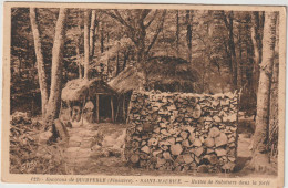 CLOHARS CARNOET SAINT MAURICE QUIMPERLE  HUTTES DE SABOTIERS DANS LA FORET - Clohars-Carnoët