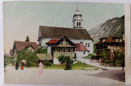 Wolfenschiessen, Ortsansicht, Kirche, Ca. 1910 - Other & Unclassified