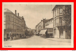 CPA (47) MARMANDE, Animé, Alimentation François, Pompe à Essence Ancienne, Café...H275 - Marmande