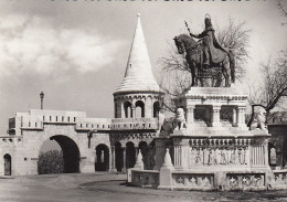 Budapest Fischerbastei Mit Dem St.Stephans Denkmal Ngl #D7981 - Hongrie