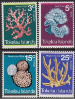 Tokelau - 1973 - Marine Life (Coral) - Yv 37/40 - Maritiem Leven