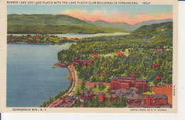 Canada Mirror Lake And Lake Placid With Club Buildings Gl1955 #223.605 - Non Classificati