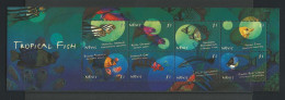 Nevis 2000 Tropical Fish Sheet Y.T. 1360/1367 ** - St.Kitts-et-Nevis ( 1983-...)