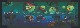 Nevis 2000 Tropical Fish Sheet Y.T. 1360/1367 ** - St.Kitts Y Nevis ( 1983-...)