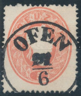1861. Typography With Embossed Printing 5kr, OFEN - ...-1867 Prephilately