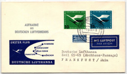 BRD 206-207 Auf Brief Wiederaufnahme Deutscher Luftverkehr #NB384 - Altri & Non Classificati