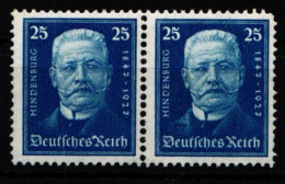 Deutsches Reich 405 Postfrisch Paar #NB434 - Autres & Non Classés