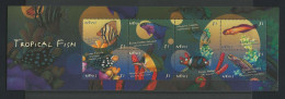 Nevis 2000 Tropical Fish Sheet Y.T. 1325/1332 ** - St.Kitts And Nevis ( 1983-...)