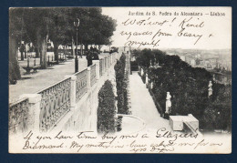 Lisboa. Jardim De Sao Pedro De Alcantara. Jardin Public (1864). Belvédère Sur La Partie Est De Libonne. 1907 - Lisboa