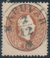 1861. Typography With Embossed Printing 10kr, KAPUVAR - ...-1867 Préphilatélie