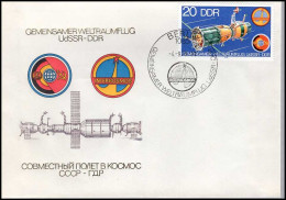 FDC - Gemeinsamer Weltraumflug UdSSR-DDR - Autres & Non Classés