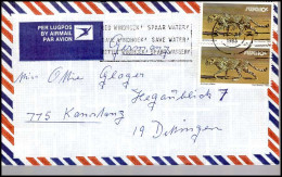 SWA - Cover To Dettingen - Airmail