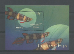 Nevis 2000 Tropical Fish S/S 2  Y.T. BF 180 ** - St.Kitts And Nevis ( 1983-...)