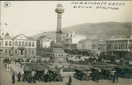 SYRIA - DAMASCUS - MARJEH SQUARE - COLUMN - RPPC POSTCARD - 1920s - RARE (18147) - Syrië