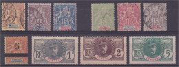 Sénégal Lot De 10 Timbres Avant 1912 Scan Recto / Verso - Sonstige & Ohne Zuordnung
