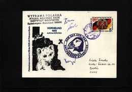 Poland / Polska 1989 Polish Spitzbergen Expedition Interesting Cover - Expéditions Arctiques