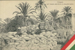 LIBYA / LIBIA -  TRIPOLI - L'84 FANTERIA ALLA TRINCEA IN ATTESA DEL NEMICO - ED. RAGOZINO - 1910s (12501) - Libia