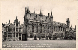 BELGIQUE - Bruges - La Justice De Paix - L'hôtel De Ville Et La Basilique Du St Sang - Carte Postale Ancienne - Brugge