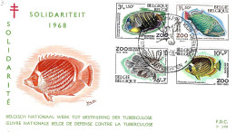 COB - FDC N° 249 - Timbre N° 1470/73 - 1961-1970