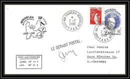 0980 Taaf Terres Australes Antarctic Lettre (cover) 38ème Mission Signé Signed Signed Autograph - Brieven En Documenten