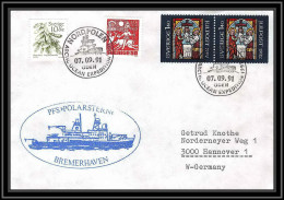 0892 Skandinavien Arktis Lettre (cover) Suède (Sweden) Antarctic 1991 - Storia Postale