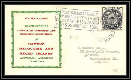 0756 AAT Lettre (cover) Australian Antarctic Territory (australie) 1955 Rare - Covers & Documents