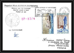 0704 Taaf Terres Australes Antarctic Lettre (cover) 02/09/1983 N° 95 + 96 MIDWINTER Signé Signed - Covers & Documents