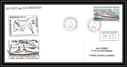 0424 Taaf Terres Australes Antarctic Lettre (cover) 01/01/1994 N° 191 Le Kerguelen De Trémarec BATEAU - Brieven En Documenten