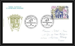 0318 Taaf Terres Australes Antarctic Lettre (cover) 14/07/1989 PA 107 Bicentenaire De La Révolution Française  - Covers & Documents