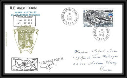 0272 Taaf Terres Australes Antarctic Lettre (cover) 08/07/1986 Signé Signed - Covers & Documents