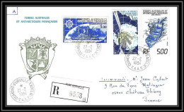 0223 Taaf Terres Australes Antarctic Lettre (cover) 27/02/1984 Recommandé - Covers & Documents