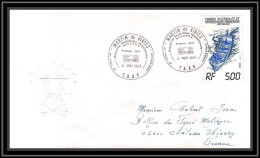 0192 Taaf Terres Australes Antarctic Lettre (cover) 04/08/1983 N° 101 BATEAU LADY FRANKLIN - Covers & Documents
