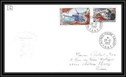 0161 Taaf Terres Australes Antarctic Lettre (cover) 27/12/1982 - Covers & Documents